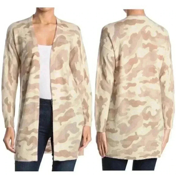 Magaschoni Cashmere Open Front Knit Cardigan - Picture 1 of 2